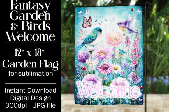 Fantasy Bird Garden Flag Sublimation 10: A Designer’s Review