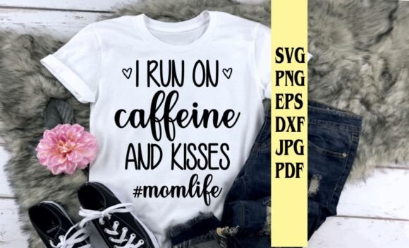 I Run on Caffeine and Kisses: A Momlife Embroidery Review