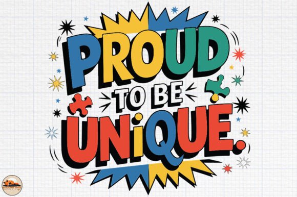 Proud to Be Unique, Autism Sublimation: A Designer’s Take
